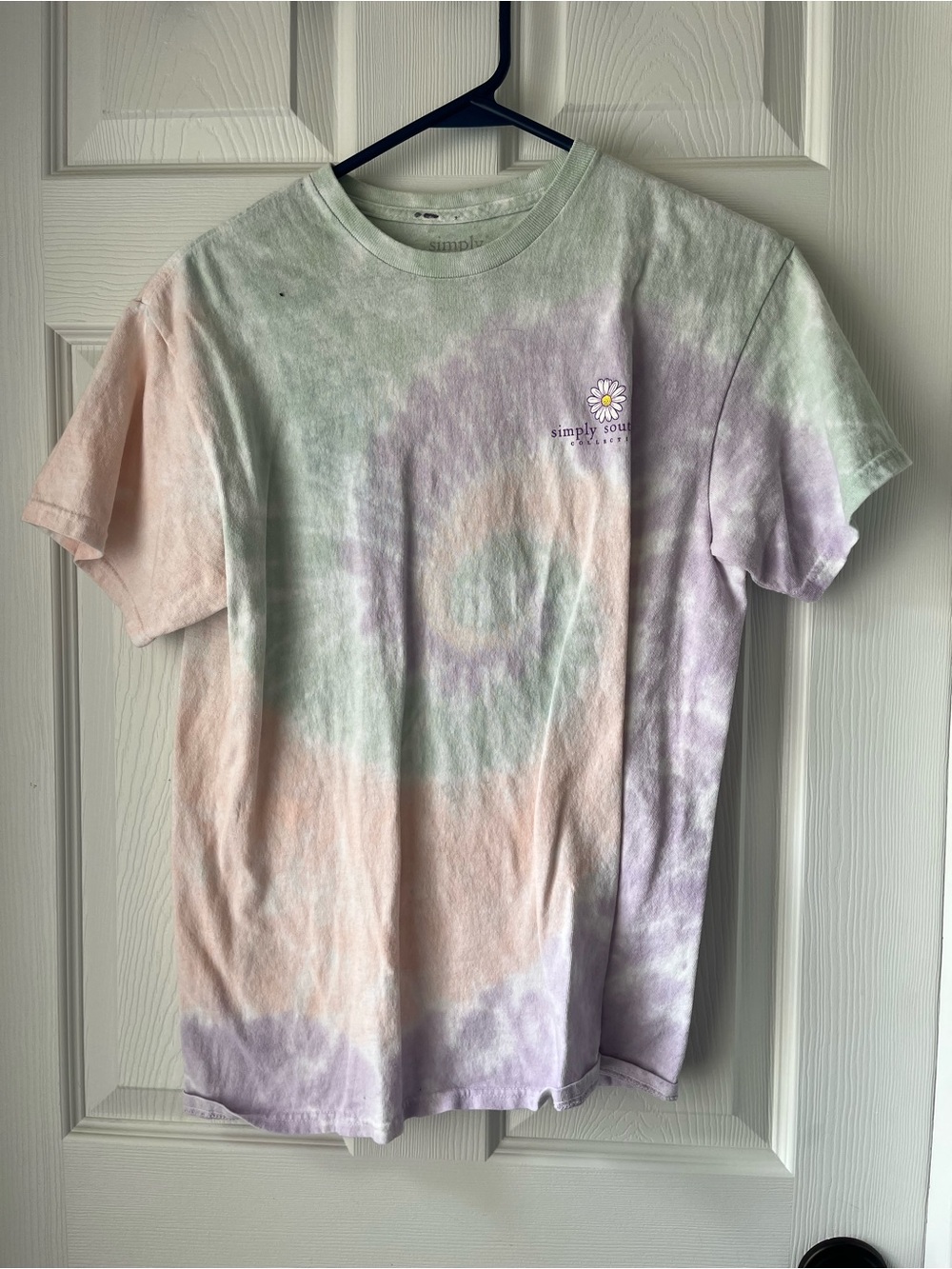 Simply Southern Pastel Tie-Dye Short Sleeve Tee - Mint, Lavender, Peach